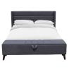 Buy cheap Queen Size Upholstered Bed Frame Durable Wood Slat With Storage Ottoman from wholesalers