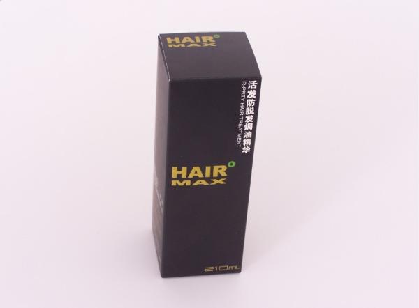 Buy cheap Black Color Paper Box , Cosmetic Box Packaging With Logo Gold Foil Stamping from wholesalers