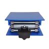 Buy cheap 100*100mm Blue Manual Lab Jack Z Axis Translation Stage 110mm Trip from wholesalers