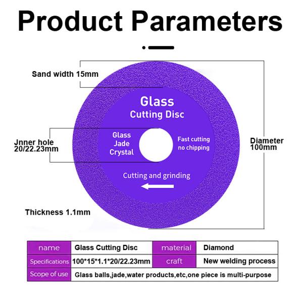 Buy cheap Porcelain 4 Inch Diamond Saw Blade Sintered Process from wholesalers