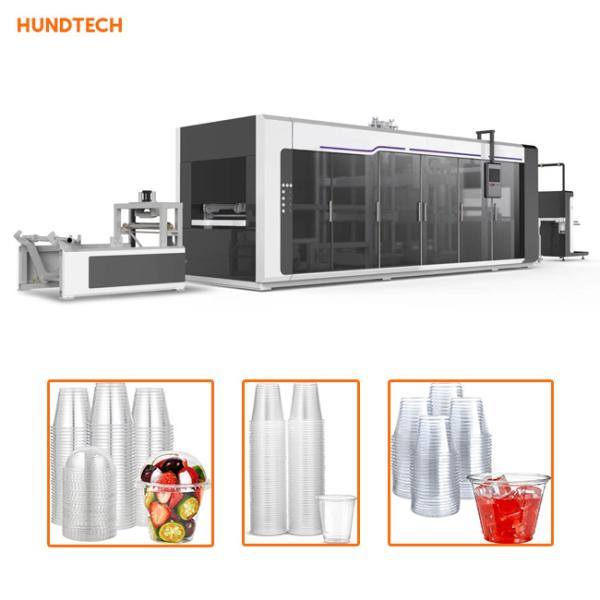 Buy cheap PET 2mm Thickness Disposable Cup Making Machine Semi Automatic 120mm Depth from wholesalers