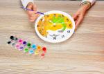 3D Plaster Dinosaur Clock Children Painting Set With Mounting Hardware