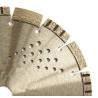 Buy cheap Synthetic Diamond Asphalt Cutting Blade Inclined Teeth Drop Segment Protection from wholesalers