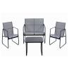 Buy cheap Large Loading Garden Rattan Set 4 Piece Rattan Patio Furniture Set No Fade from wholesalers