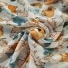 Buy cheap Lady'S Blouses Polyester Flower Chiffon Fabric 75dx75d 95gsm from wholesalers