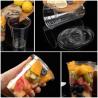 Buy cheap Wholesale 95mm Clear Plastic Cups PET Disposable Drinking Cup For Ice Coffee Juice Boba from wholesalers