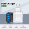 Buy cheap Samsung Xiaomi Fireproof PC 4 Port 48W QC3.0 USB Charger Adapter from wholesalers
