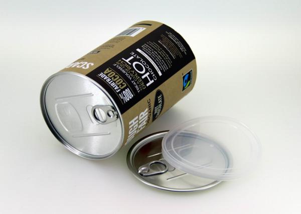 Quality Moistureproof Food Canned Paper Tube Packaging Round Boxes Container for sale