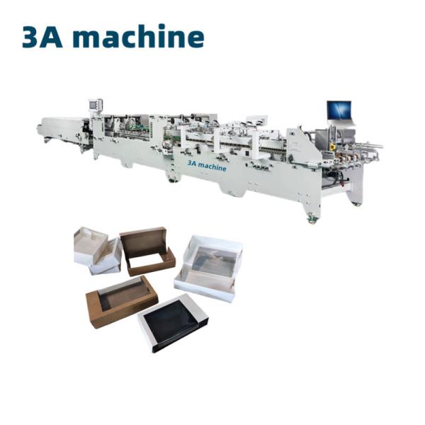 Max. Workable Width of 1200mm CQT-850 Folder Gluer Machine for Automatic 4