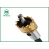 Buy cheap M35 Gold Coated HSS Hole Saw , Three Flat Shank 6mm Hole Saw 18 Degree Split Teeth from wholesalers