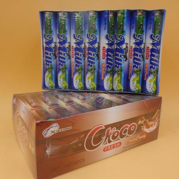 Buy cheap lovely Cow Shape Milk And chocolate flavor milk tablet sweet packed in plastic bottle from wholesalers