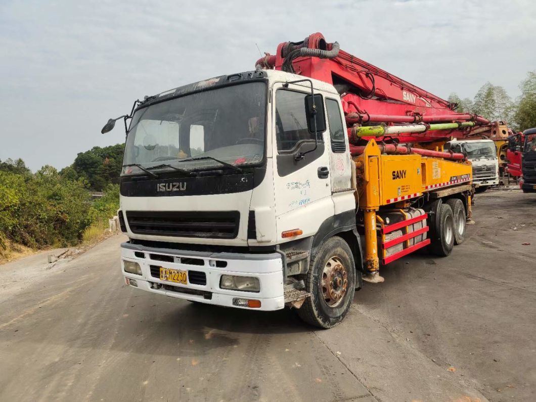 2009 Sy 37m Concrete Pump Truck Concrete Boom Pump Heavy Equipment
