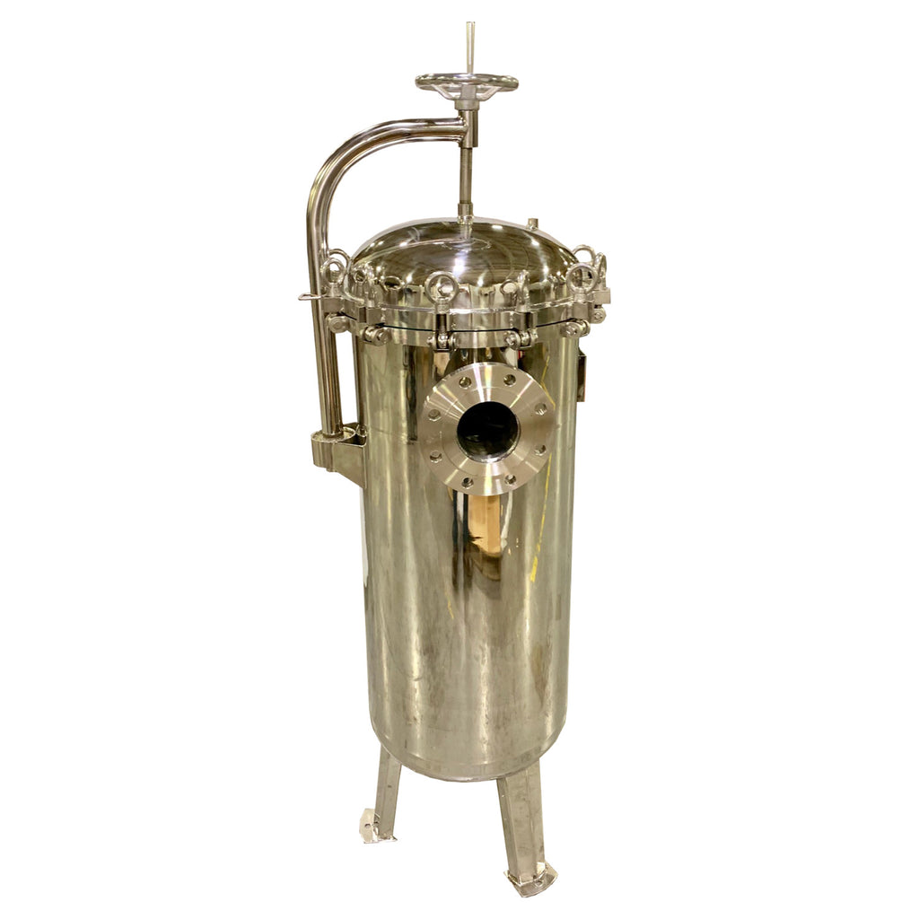 62KG Weight 304 Stainless Steel 3 Bag Multi-Filter Housing for Building Material Shops