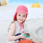 Neck Cover 46cm Childrens Beach Hats Wide Brim UPF 50+ 100% Polyester