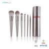 Buy cheap OEM ODM 6PCS Travel Makeup Brush Set With Holder Private Label from wholesalers