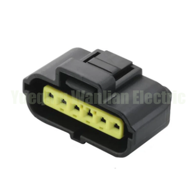 6 Pin 184060-1 Female MAF Sensor Connector Gasoline Pump Plug For Car