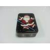 Buy cheap 0.23mm Christmas Cookie Tin Food Grade Gift Tins Wholesale Metal Cans with Lids Rectangular Tin from wholesalers