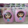 Buy cheap hot sale lovely kids trolley luggage bag suitcases in baigou baoding hebei China Factory from wholesalers