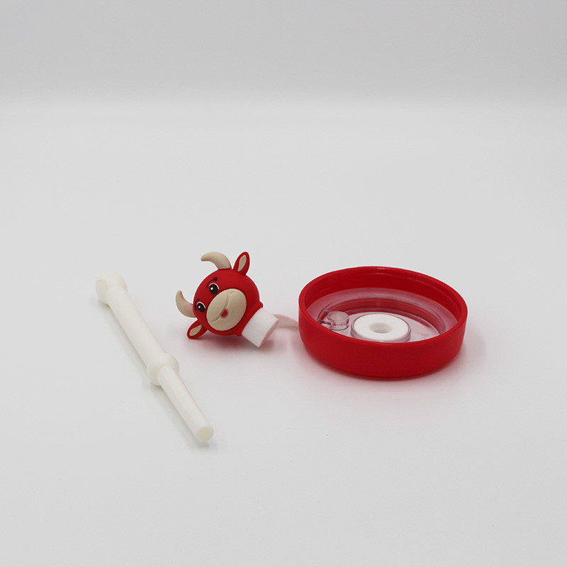 Fashion Sport Reusable Straw Water Bottle With Rabbit Stopper