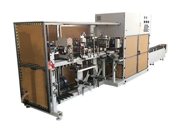 Buy cheap PLC Control Dual Infeed Sanitary Pad Packaging Machine from wholesalers