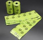 Corn Starch PLA 100% Compostable Dog Poop Bag Biodegradable Waste Bags, Waste