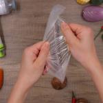Heat Seal Plastic Frozen Food Vacuum Sealer Bags Co - Extruded Nylon