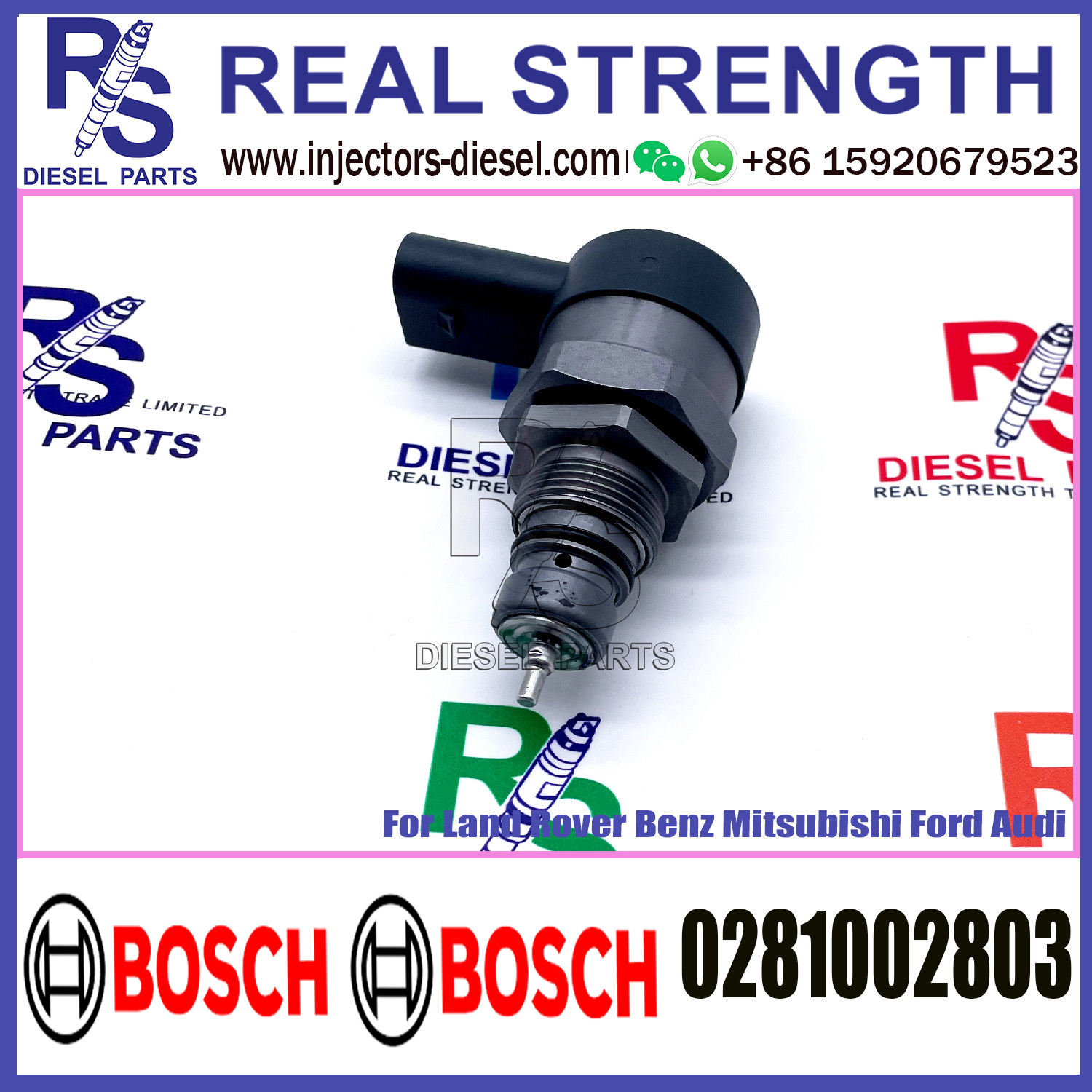 BOSCH Control Valve 0281002803 DRV Regulator Solenoid 0281002803 for Land Rover Benz Mitsubishi Ford Audi