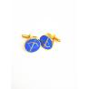 Buy cheap Different Styles Unique Mens Cufflinks , Metal Plated Gold Silver Novelty Cufflinks from wholesalers