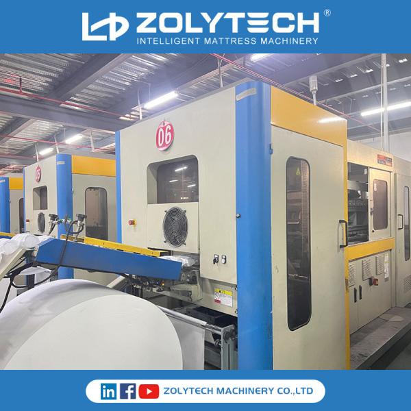 Quality LIANROU - ZOLYTECH Fully Automatic Mattress Pocket Spring Unit Making Machine for sale