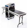 Buy cheap 12U Black Anti-Shock Rack Aluminum Tool Cases Wheels For DJ from wholesalers