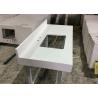 Buy cheap Fire Proof Solid Quartz Countertops Alkali Resistance Customized Size from wholesalers