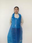 Disposable HDPE LDPE Blue Plastic Aprons Biodegradable For Hospital / Clinic Use