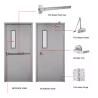 Buy cheap Galvanized Honeycomb 180° Swing Fireproof Steel Door from wholesalers