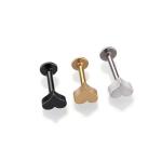 316L Surgical Stainless Steel Internally Threaded Heart Labret Stud Body