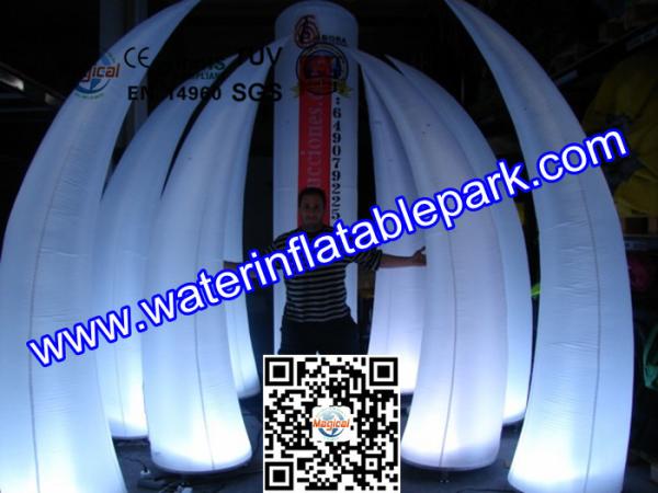 Buy cheap Decorative Inflatable Tusk With Garden Color Changing LED from wholesalers