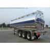 Buy cheap 3 Axle Stainless Steel Tanker Semi Trailer For Drink Water , Beer, Milk , Food Transport from wholesalers