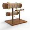 Buy cheap Countertop Wooden Bracelet Stand Luxury Wooden Jewelry Display Stand from wholesalers