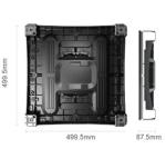 Adjustable Color Temperature And Curved Locks Rental LED Display 500*500mm/500