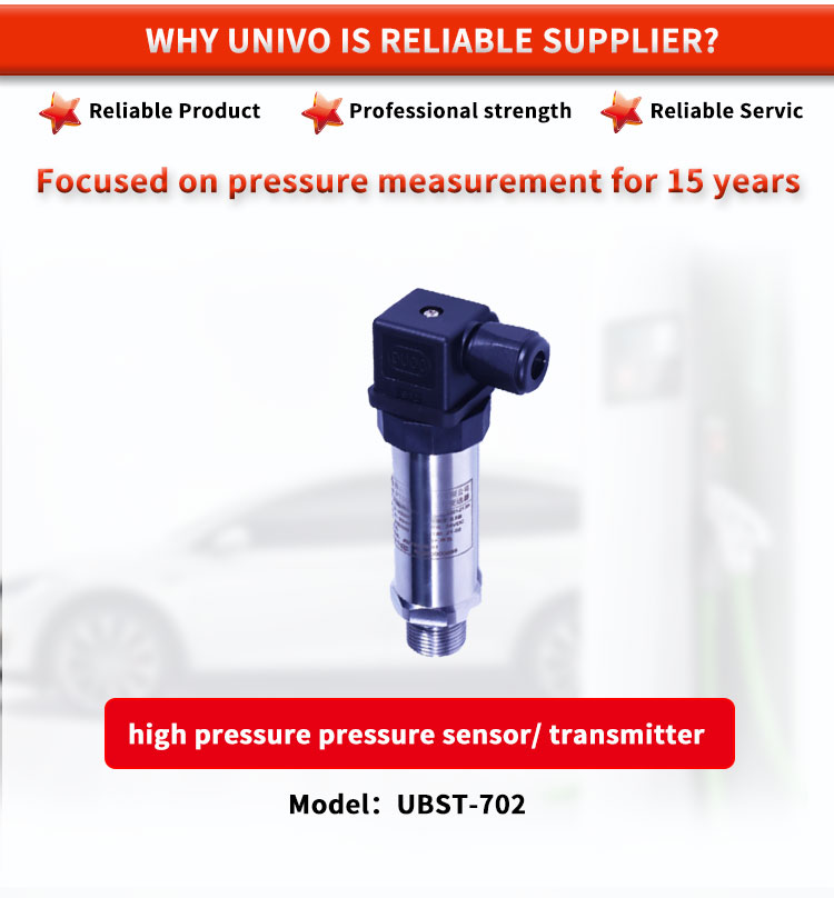 304/316L Material Univo UBST-702Y Liquid Level Gauge with Hirschman Din34650 Connector