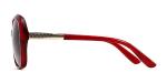 Durable Plastic Polarized Sunglasses Light Weight omen Black Red Frames