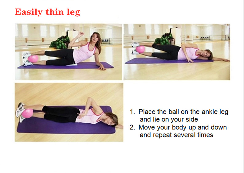 Customized Anti Burst Yoga Stability Ball , 25cm Gym Ball Mini Size For Gym