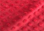 Velvet Minky Dot Bubble Knit Minky Plush Fabric 100% Polyester
