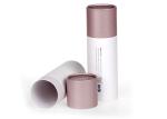 Cylindrical Cream Bottle Box Packaging Paper Tube Bottom With Foam Pad
