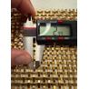 Buy cheap Stainless Steel Brass Expand Decorative Wire Mesh For Cabinets Crafts Furniture from wholesalers