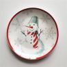 Buy cheap Personalized Christmas Ceramic Plate Set Luxury Round Edge Shape from wholesalers