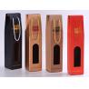 Buy cheap Manufacturer corrugated paper gift box custom portable wine box double pack wine box packaging box from wholesalers