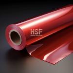 36 μM Translucent Red PET Release Film Available In Both Thermal Or Uv Cure For