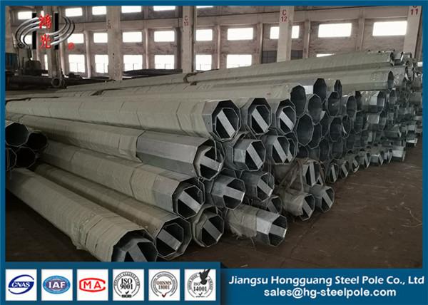 Buy cheap Hot Dip Galvanised Steel Poles NEA Standard Philippines Octagonal Tubular Pole from wholesalers