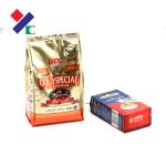 Flat Bottom / Square Bottom Plastic Bags 1.5kg Biodegradable For Coffee Beans