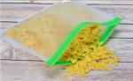 Silicone Plastic Packaging Food Zip Silicon Freezer Fresh Vegetable Storage Bags